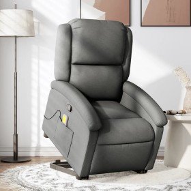 Silla de masaje reclinable de pie de tela gris oscuro en Sillones | Comprar online en Foru.es