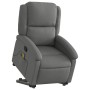 Silla de masaje reclinable de pie de tela gris oscuro en Sillones | Comprar online en Foru.es