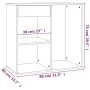 Armario de maquillaje madera contrachapada blanco 80x40x75 cm de , Taquillas y armarios de almacenamiento - Ref: Foro24-80883...