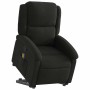 Sillón reclinable de masaje elevable tela negro en Sillones | Comprar online en Foru.es
