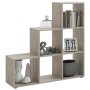 FMD Estantería 6 compartimentos color roble arena 104,3x32,6x106,5 cm de , Divisores de ambientes - Ref: Foro24-447406, Preci...