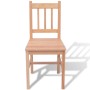Conjunto de comedor 5 piezas madera de pino de vidaXL, muebles para cocinas y comedores - Ref: Foro24-242958, Precio: 256,96 ...