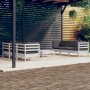 Muebles de jardín 7 pzas con cojines antracita madera de pino de , Conjuntos de jardín - Ref: Foro24-3096119, Precio: 617,41 ...