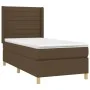 Boxspringbett mit dunkelbrauner Stoffmatratze 100x200 cm von , Betten und Lattenroste - Ref: Foro24-3132052, Preis: 366,13 €,...