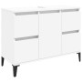 Juego de muebles de baño 3 pzas madera contrachapada blanco de , Muebles de baño - Ref: Foro24-3185605, Precio: 245,46 €, Des...