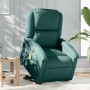 Silla de masaje reclinable de pie de tela verde oscura en Sillones | Comprar online en Foru.es