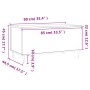 Mesa de centro madera contrachapada blanco 90x44,5x45 cm de , Mesas de centro - Ref: Foro24-830964, Precio: 70,07 €, Descuent...