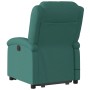 Silla de masaje reclinable de pie de tela verde oscura en Sillones | Comprar online en Foru.es