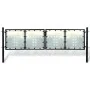 Puerta de valla de jardín negra 300x150 cm de vidaXL, Puertas de jardín - Ref: Foro24-141691, Precio: 358,32 €, Descuento: %