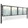 Puerta de valla de jardín negra 300x150 cm de vidaXL, Puertas de jardín - Ref: Foro24-141691, Precio: 358,32 €, Descuento: %