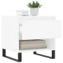 White engineered wood coffee table 50x46x50 cm by , Coffee table - Ref: Foro24-830924, Price: 46,10 €, Discount: %