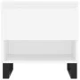 White engineered wood coffee table 50x46x50 cm by , Coffee table - Ref: Foro24-830924, Price: 46,10 €, Discount: %