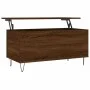 Mesa de centro madera contrachapada roble marrón 90x44,5x45 cm de , Mesas de centro - Ref: Foro24-830979, Precio: 68,90 €, De...