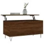 Mesa de centro madera contrachapada roble marrón 90x44,5x45 cm de , Mesas de centro - Ref: Foro24-830979, Precio: 68,90 €, De...