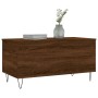 Mesa de centro madera contrachapada roble marrón 90x44,5x45 cm de , Mesas de centro - Ref: Foro24-830979, Precio: 69,73 €, De...