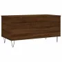 Mesa de centro madera contrachapada roble marrón 90x44,5x45 cm de , Mesas de centro - Ref: Foro24-830979, Precio: 68,90 €, De...