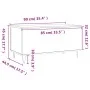 Mesa de centro madera contrachapada roble marrón 90x44,5x45 cm de , Mesas de centro - Ref: Foro24-830979, Precio: 68,90 €, De...