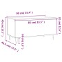 Mesa de centro madera contrachapada roble marrón 90x44,5x45 cm de , Mesas de centro - Ref: Foro24-830979, Precio: 69,73 €, De...