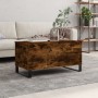 Mesa de centro madera contrachapada roble ahumado 90x44,5x45 cm de , Mesas de centro - Ref: Foro24-830985, Precio: 60,79 €, D...