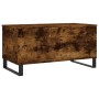Mesa de centro madera contrachapada roble ahumado 90x44,5x45 cm de , Mesas de centro - Ref: Foro24-830985, Precio: 60,79 €, D...