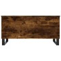 Mesa de centro madera contrachapada roble ahumado 90x44,5x45 cm de , Mesas de centro - Ref: Foro24-830985, Precio: 60,79 €, D...