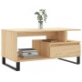 Mesa de centro madera contrachapada roble Sonoma 90x49x45 cm de , Mesas de centro - Ref: Foro24-831031, Precio: 72,06 €, Desc...