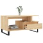 Mesa de centro madera contrachapada roble Sonoma 90x49x45 cm de , Mesas de centro - Ref: Foro24-831031, Precio: 72,06 €, Desc...