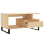 Mesa de centro madera contrachapada roble Sonoma 90x49x45 cm de , Mesas de centro - Ref: Foro24-831031, Precio: 72,06 €, Desc...