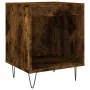 Mesitas noche 2 uds madera ingeniería roble ahumado 40x35x50 cm de , Mesitas de noche - Ref: Foro24-830727, Precio: 44,73 €, ...