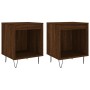 Mesitas noche 2 uds madera ingeniería marrón roble 40x35x50 cm de , Mesitas de noche - Ref: Foro24-830731, Precio: 46,34 €, D...