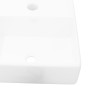 Lavabo de cerámica cuadrado orificio de grifo y desagüe blanco de vidaXL, Lavabos - Ref: Foro24-141940, Precio: 60,90 €, Desc...