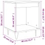 Mesitas noche 2 uds madera ingeniería marrón roble 40x35x50 cm de , Mesitas de noche - Ref: Foro24-830731, Precio: 46,34 €, D...