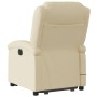 Silla de masaje reclinable de pie de tela color crema en Sillones | Comprar online en Foru.es