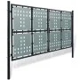 Puerta de valla de jardín negra 300x225 cm de vidaXL, Puertas de jardín - Ref: Foro24-141694, Precio: 571,60 €, Descuento: %