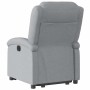 Sillón eléctrico reclinable elevable de tela gris claro en Sillones | Comprar online en Foru.es
