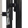 Puerta de valla de jardín negra 300x225 cm de vidaXL, Puertas de jardín - Ref: Foro24-141694, Precio: 580,35 €, Descuento: %