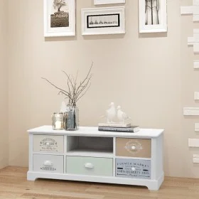 French-style wooden TV stand by vidaXL, TV Furniture - Ref: Foro24-242879, Price: 123,17 €, Discount: %