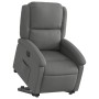 Sillón eléctrico reclinable elevable de tela gris oscuro en Sillones | Comprar online en Foru.es