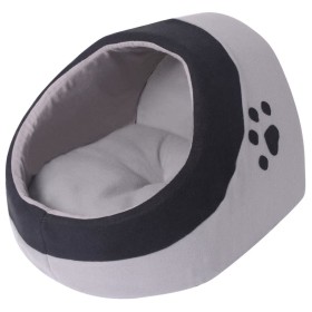 Cama cubo para gatos tamaño L gris y negra de vidaXL, Camas para gatos - Ref: Foro24-131369, Precio: 33,41 €, Descuento: %