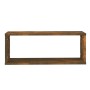 Estantes cúbicos de pared 4 uds madera roble ahumado 60x15x23cm de , Estantes y estanterías - Ref: Foro24-815925, Precio: 46,...
