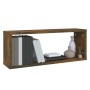 Estantes cúbicos de pared 4 uds madera roble ahumado 60x15x23cm de , Estantes y estanterías - Ref: Foro24-815925, Precio: 46,...