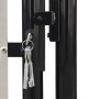 Puerta de valla de jardín negra 300x175 cm de vidaXL, Puertas de jardín - Ref: Foro24-141692, Precio: 533,11 €, Descuento: %
