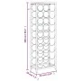 Botellero para 27 botellas hierro forjado negro 34x18x100 cm de , Botelleros - Ref: Foro24-358365, Precio: 91,22 €, Descuento: %