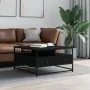 Mesa de centro madera de ingeniería negro 80x80x45 cm de , Mesas de centro - Ref: Foro24-835289, Precio: 98,09 €, Descuento: %