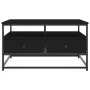 Black engineered wood coffee table 80x80x45 cm by , Coffee table - Ref: Foro24-835289, Price: 98,09 €, Discount: %