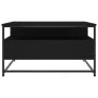 Mesa de centro madera de ingeniería negro 80x80x45 cm de , Mesas de centro - Ref: Foro24-835289, Precio: 98,09 €, Descuento: %