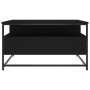 Mesa de centro madera de ingeniería negro 80x80x45 cm de , Mesas de centro - Ref: Foro24-835289, Precio: 99,61 €, Descuento: %