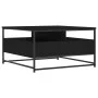 Mesa de centro madera de ingeniería negro 80x80x45 cm de , Mesas de centro - Ref: Foro24-835289, Precio: 98,09 €, Descuento: %