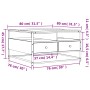Mesa de centro madera de ingeniería negro 80x80x45 cm de , Mesas de centro - Ref: Foro24-835289, Precio: 99,61 €, Descuento: %