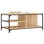 Mesa de centro madera contrachapada roble Sonoma 100x50x45 cm de , Mesas de centro - Ref: Foro24-835305, Precio: 61,66 €, Des...